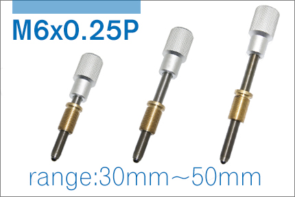 M6x0.25P Adjustment screw,Travel <50mm